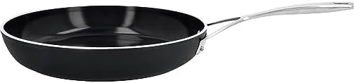 demeyere alupro 5 ceramic 12 inch aluminum nonstick fry pan ceramic nonstick coating lightweight construction compatible with all cooking surfaces